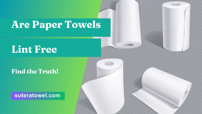 Are Paper Towels Lint Free