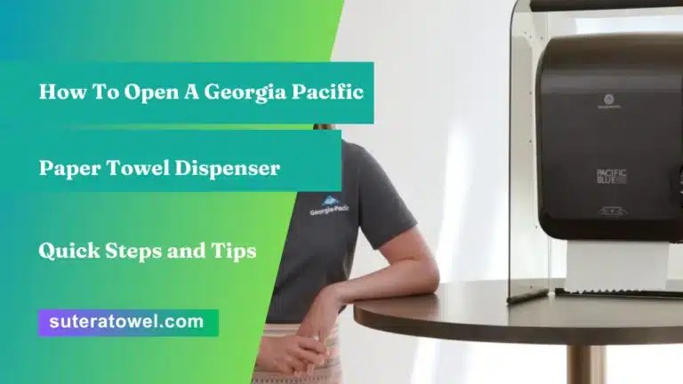 How To Open A Georgia Pacific Paper Towel Dispenser