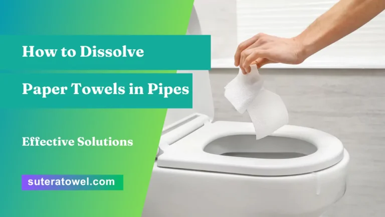How to Dissolve Paper Towels in Pipes