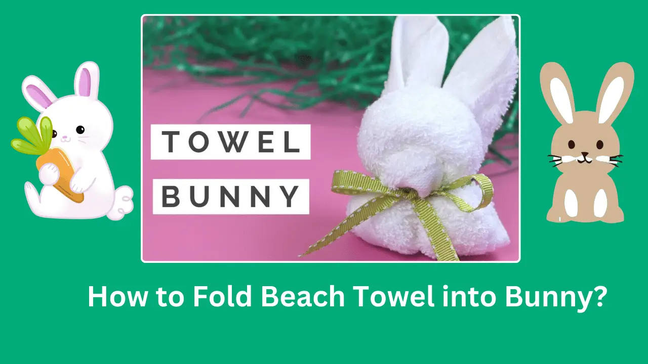 How to Fold Beach Towel into Bunny