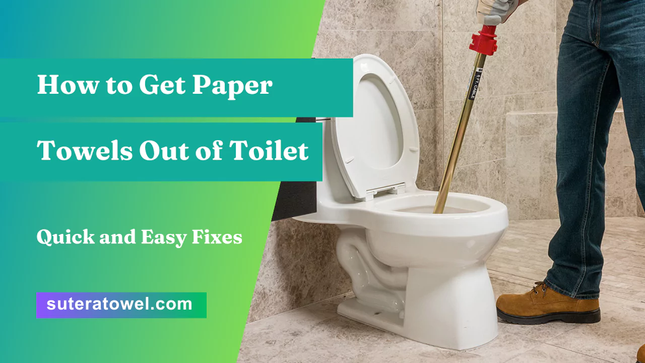 How to Get Paper Towels Out of Toilet