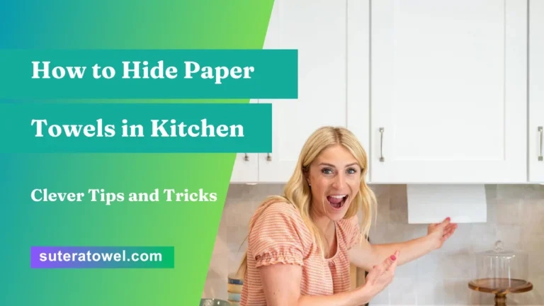 How to Hide Paper Towels in Kitchen
