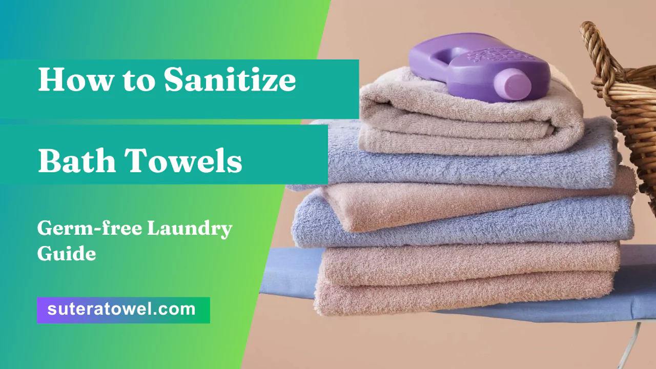 How to Sanitize Bath Towels