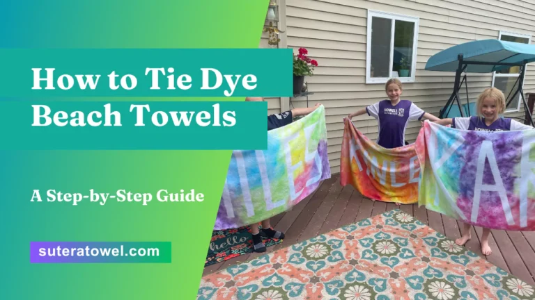 How to Tie Dye Beach Towels