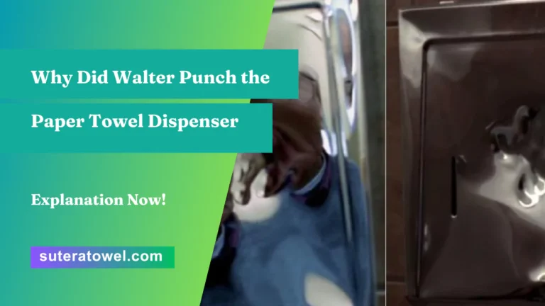 Why Did Walter Punch the Paper Towel Dispenser