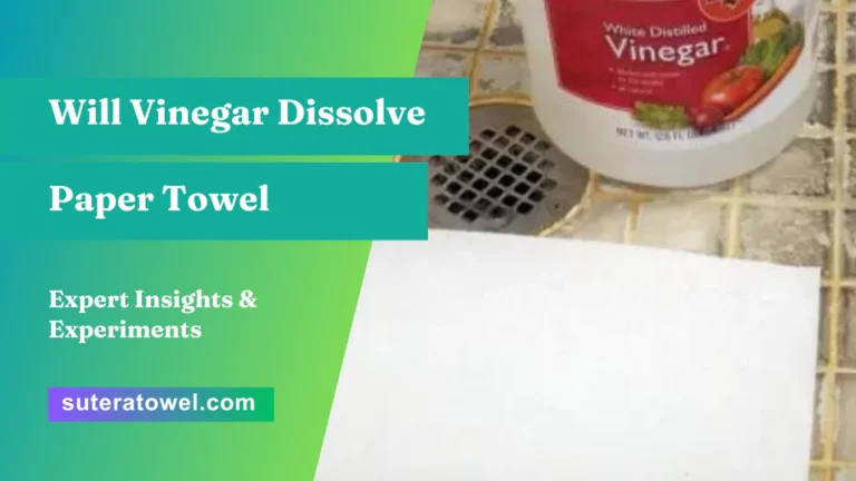 Will Vinegar Dissolve Paper Towel