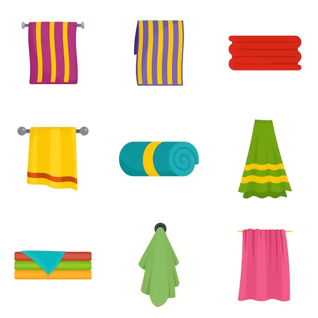 Tips For Maintaining Bath Towels Of Different Colors