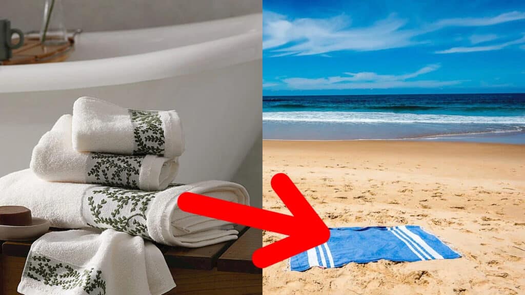 Beach Towels Vs Bath Towels