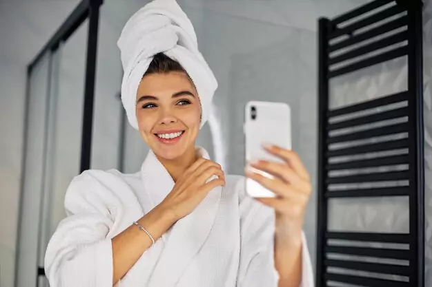 Preparing For The Perfect Towel Selfie